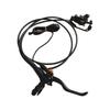 Hydraulische Scheibenbremse Aluminiumlegierung E-Bike Elektrisches Kabel 180mm Links-hinten Nützlich