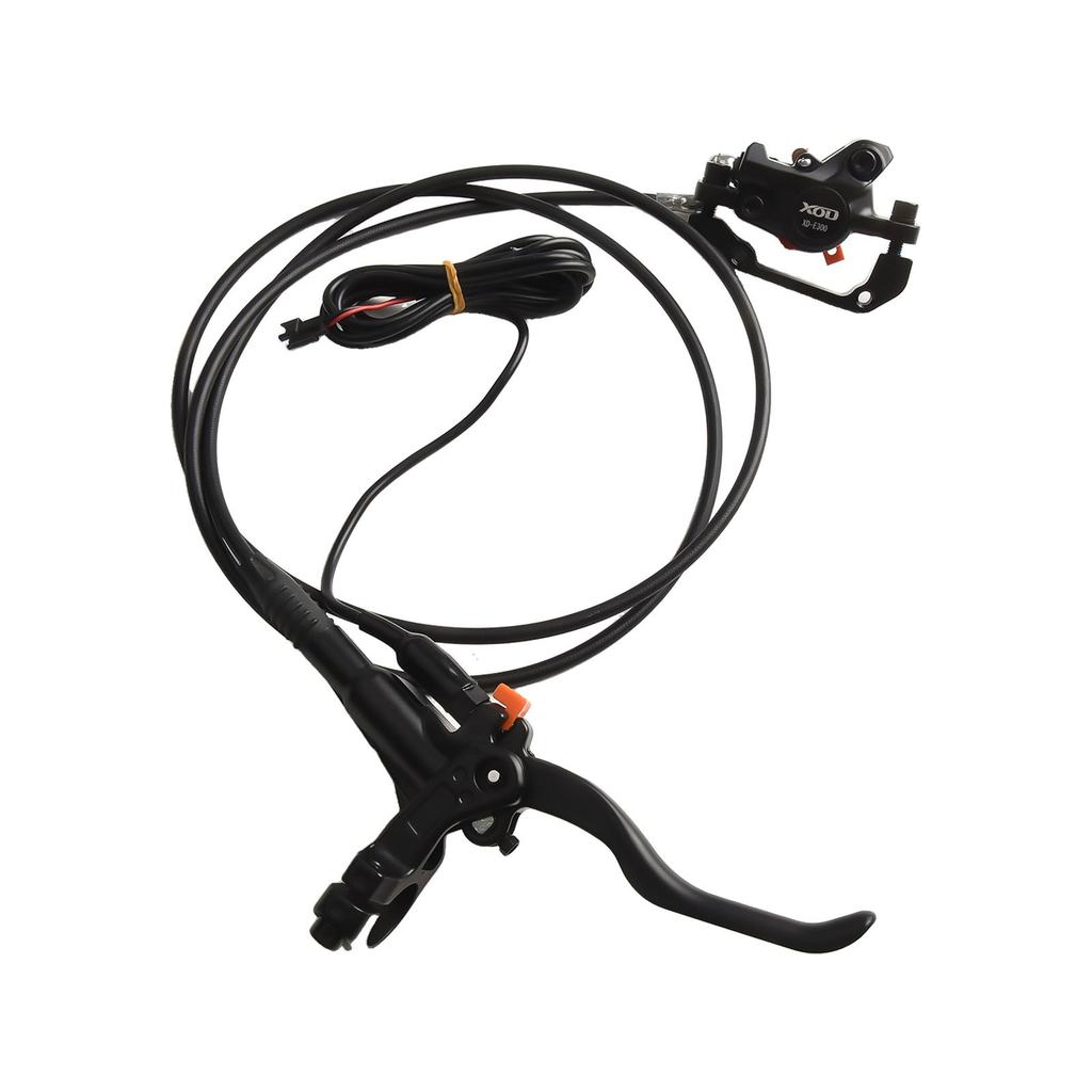 Hydraulische Scheibenbremse Aluminiumlegierung E-Bike Elektrisches Kabel 180mm Links-hinten Nützlich