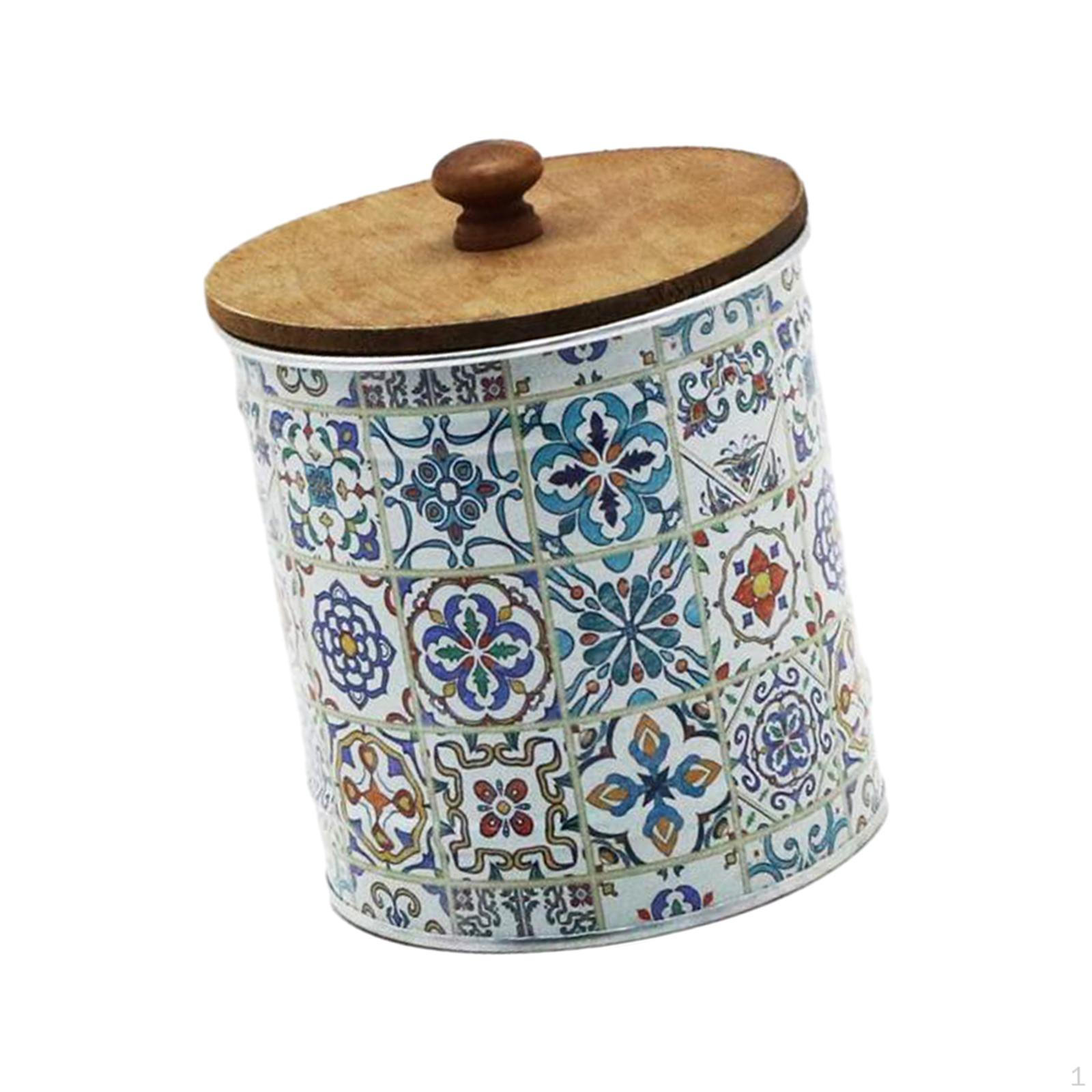 

Контейнер для зберігання кавових зерен Банка для чаю та пластівців Герметичний контейнер Харчовий бак Style B