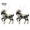 Indoor Hanging Decorations 2Pcs 2D Goat Ornaments, Acrylic Winged Pendants, Year of Holiday Gift for Friends The Auspicious Tree, Mantel, Home