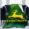 John Deere Logo Design Decke Geeignet für Sofas, Betten, Büros und Camping - Perfektes Geschenk für Halloween Weihnachten