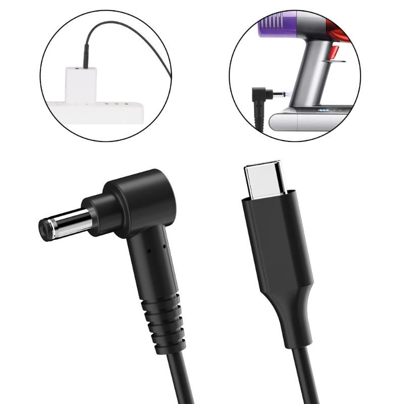 176cm Fast Charging Cable for V10 V11 V15 SV12 Vacuum Cleaner Stable Connection Efficient Power Adapters Cord Wire