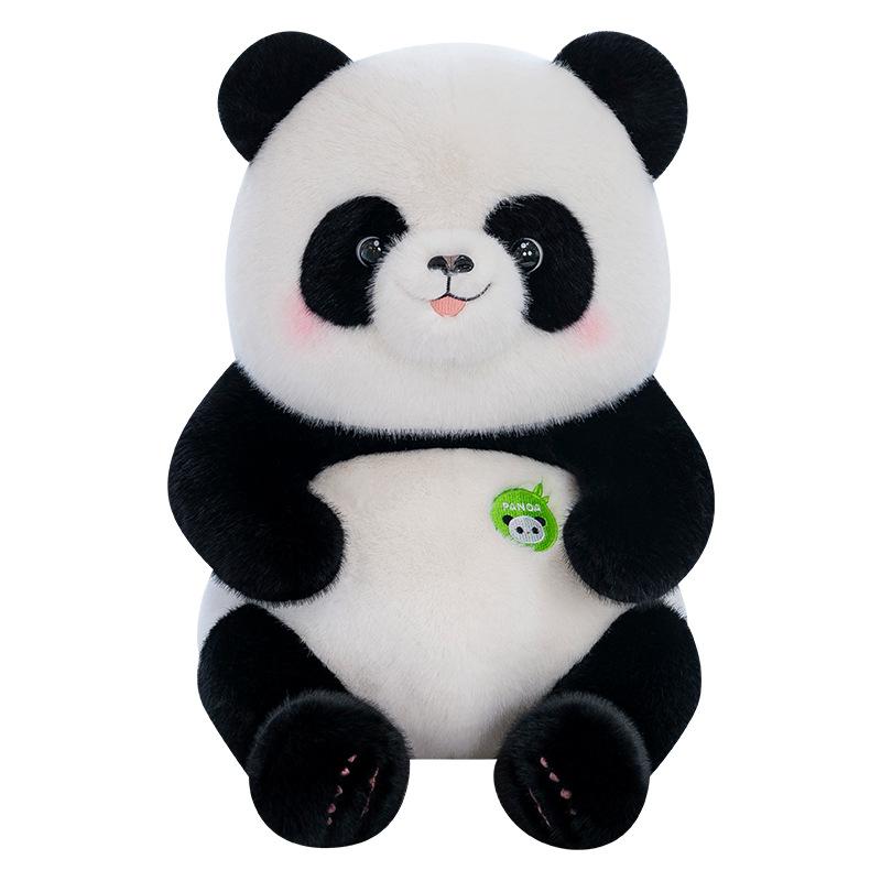 Cute Fatty Panda Plush Toy Children's Sleeping Pillow Zoo Travel Souvenirs National Treasure Gifts