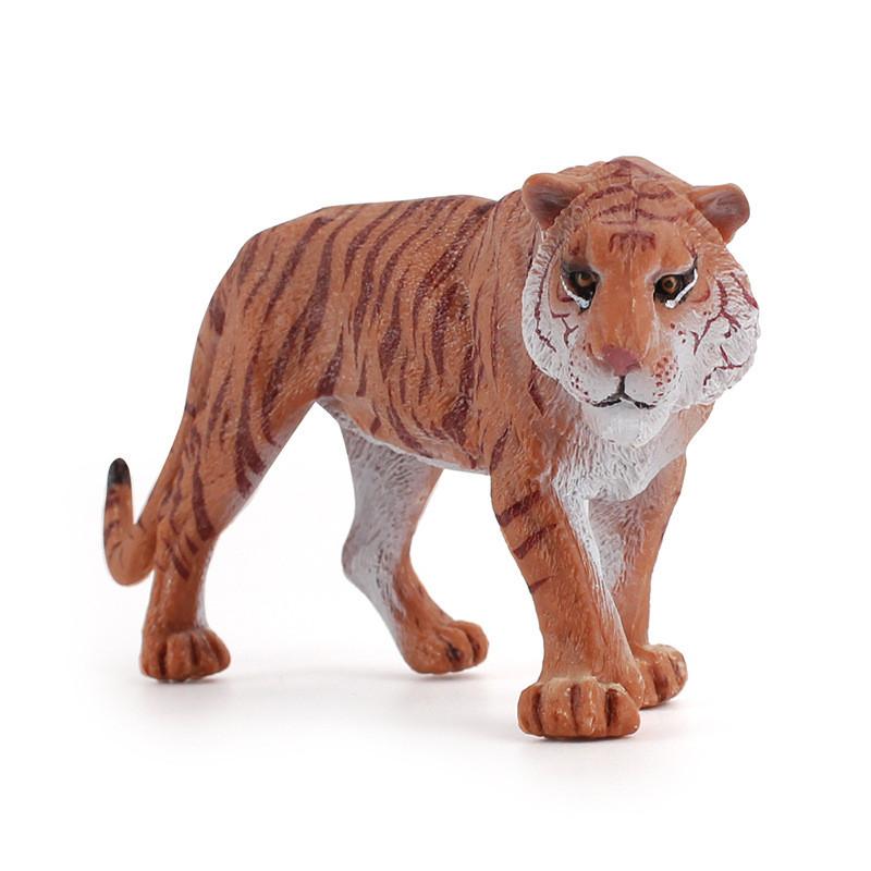 Solid Pvc Tiger Statue For Home Decor And Educational Gift For Children