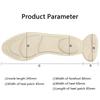 High Heel Shoe Insoles Breathable Anti-slip Foot Care Tool Inserts & Cushions Soft Damping Arch Support Shoes Insole for Woman