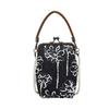 New Chinese Small Bag Women's 2025 New Fashion Embroidered Thread Shoulder Bag Small Fragrant Wind Pearl Chain Messenger Small Square Bag
