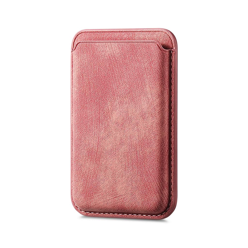 Vintage Matt Lær Magnetisk Kortholder for iPhone 12-17 Serien - MagSafe Slim Lommebok