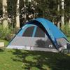 VidaXL Tente familiale à dôme 6 personnes bleu imperméable, tente, tente de jardin, abri extérieur, tente de camping, abri 94556