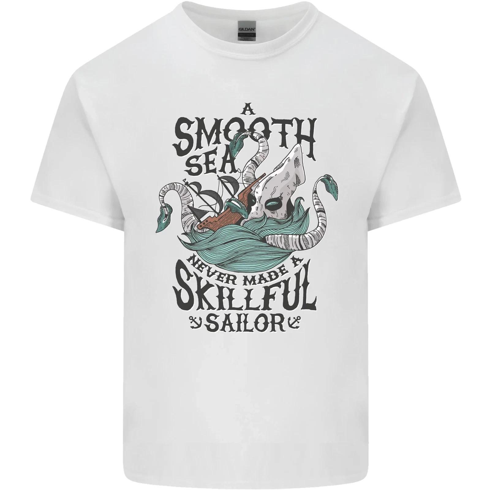 Skilful Sailor Kraken Sailor Kids T-Shirt Childrens L