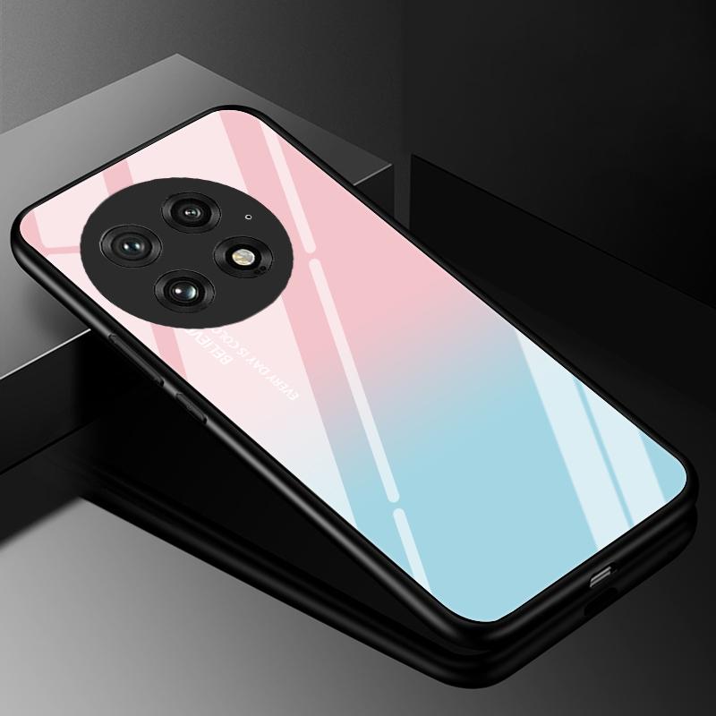For Oneplus 13 13R Case Cover Tempered Glass Cases for Oneplus Ace 5 Pro Nord 4 13Pro Hard Back Bumper For Oneplus 13R ACE5 PRO