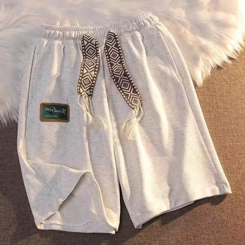 

Винтажные прямые спортивные повседневные брюки Alphabet для мужчин и женщин, свободные широкие брюки в стиле хип-хоп M