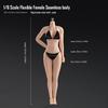 1/6 scale upgraded version of the movable female body, scale steel frame, super flexible makeup, seamless body, large bust, 12-inch female action doll