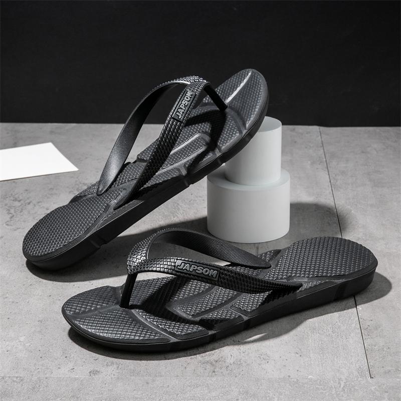 Men's Flip Flops Non-slip Light Bathroom Shoes Quick-dry EVA Sole Comfortable Sandals Summer Outdoor Indoor Plus Size Slides