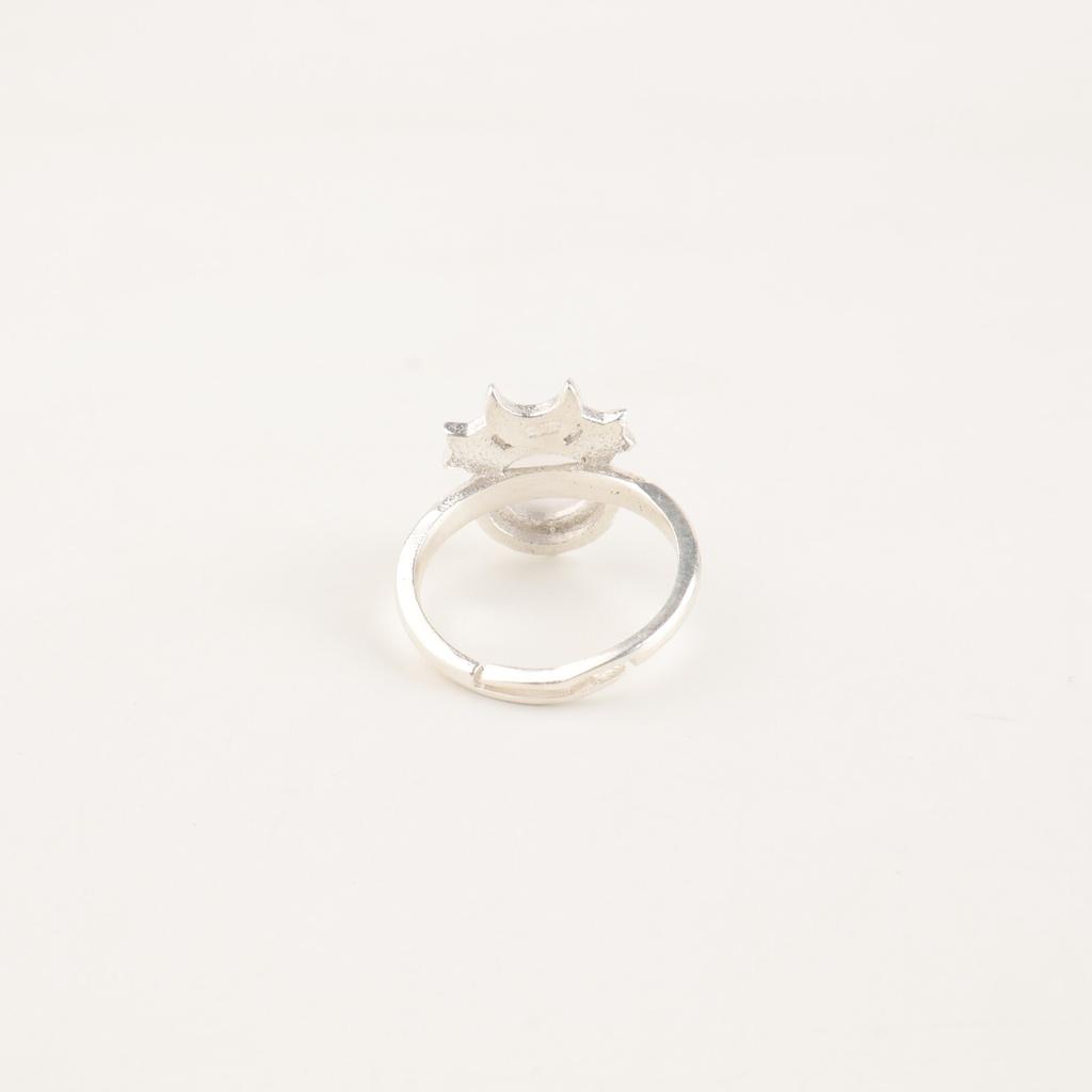 Natural Selenite Gemstone 925 Sterling Silver Jewelry Handmade Ring Gift for Her RR-67-35
