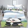 Panda Duvet Cover Set 3D Children'S Bedding Set Cotton Covers 3-Piece 1 Quilt Cover 100% Polyester Home Decor