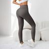Yoga Pants Casual Elastic High Waist Trousers with High Stretch Women Pure Color Tight Fit Dance