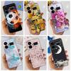 Pro Realme GT5 Pouzdro Průhledné Silikonové Měkký TPU Kryt Pro OPPO Realme GT 5 RealmeGT5 Pouzdra Květinové Mramorové Želé Nárazník Coques