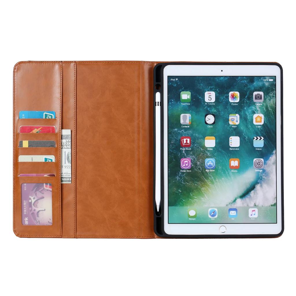 Luxury Business Flip Leather Tablet Case for Apple IPad Air Pro 13 11 12.9 Air 4 5 10 9 8 7 6 5 Th Soft Skin Feel Protect Cover