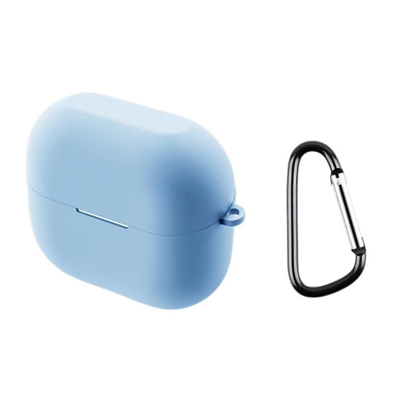Silicone Cover with Carabiner Protective Wireless Charging Headphone Wireless Earphone Accessories for Buds 3 Men Women