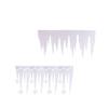 Icicles Snowflake Ice Strip Simulated Snowflake Artifical White Snowflake Christmas Icicles