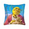 Federa Cuscino Stampata Meme Divertente di S-Shrek Copricuscino per Cuscino da Lancio Decorazioni per la Casa Y2K Con Cerniera Varie Misure