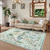 Jungle Animal Green Rugs Tiger Area Carpet for Living Room Non Slip Machine Washable Floor Mat Home Decor Bedroom  Rug