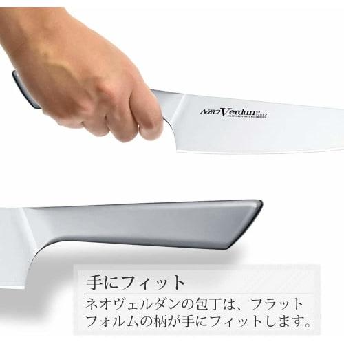 Shimomura Kogyo Neo Verdun 2-Piece Knife Set (165mm Santoku Knife, 125mm Petty Knife, Molybdenum Vanadium Steel, Dishwasher Safe, NVD-50) Made in Tsub
