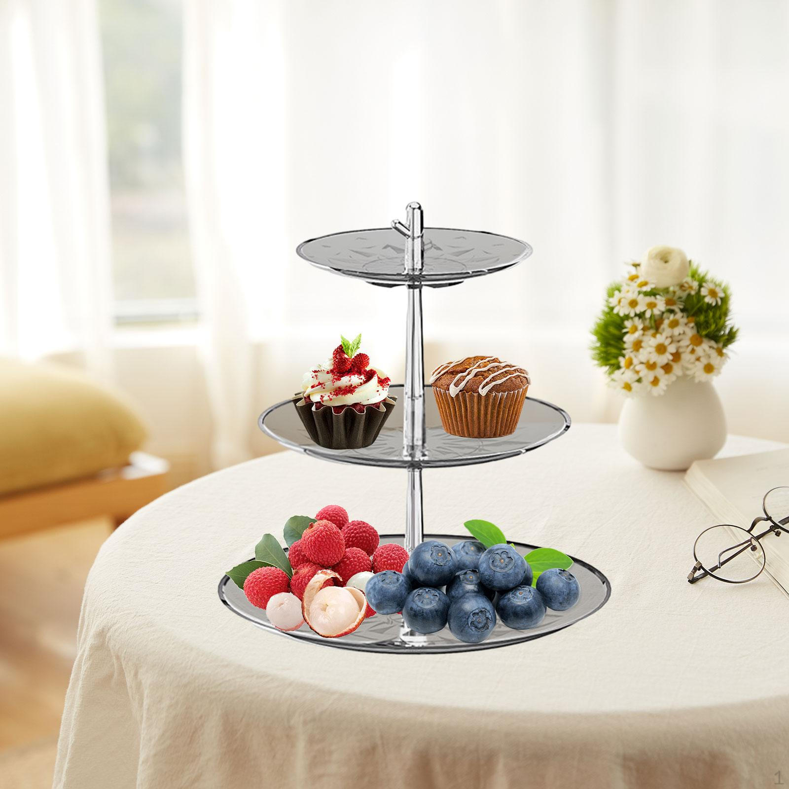 Cupcake Stand Three Tiered Plate Stand Cupcake Holder Cupcake