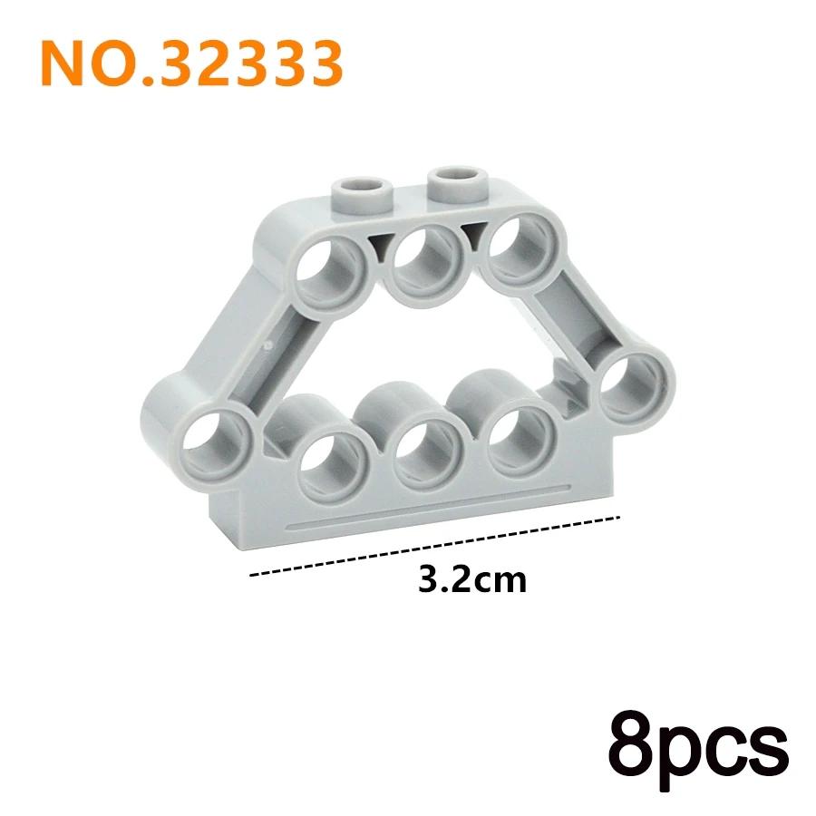 Pin Axle Bolted Ring Connector Peg Cross Building Block Toy Replace Bulk High-tech Parts Brick 32013 27940 10197 22961 32126