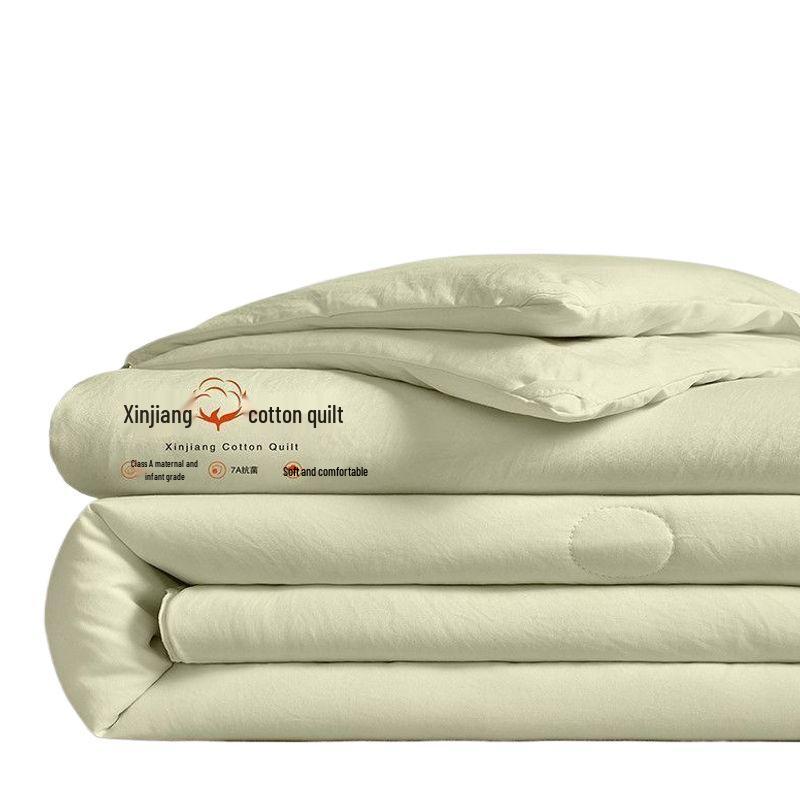 Xinjiang Cotton Lightweight Quilt for Summer, Spring, and Autumn - Ideal for Dorms and Air-Conditioned Rooms
