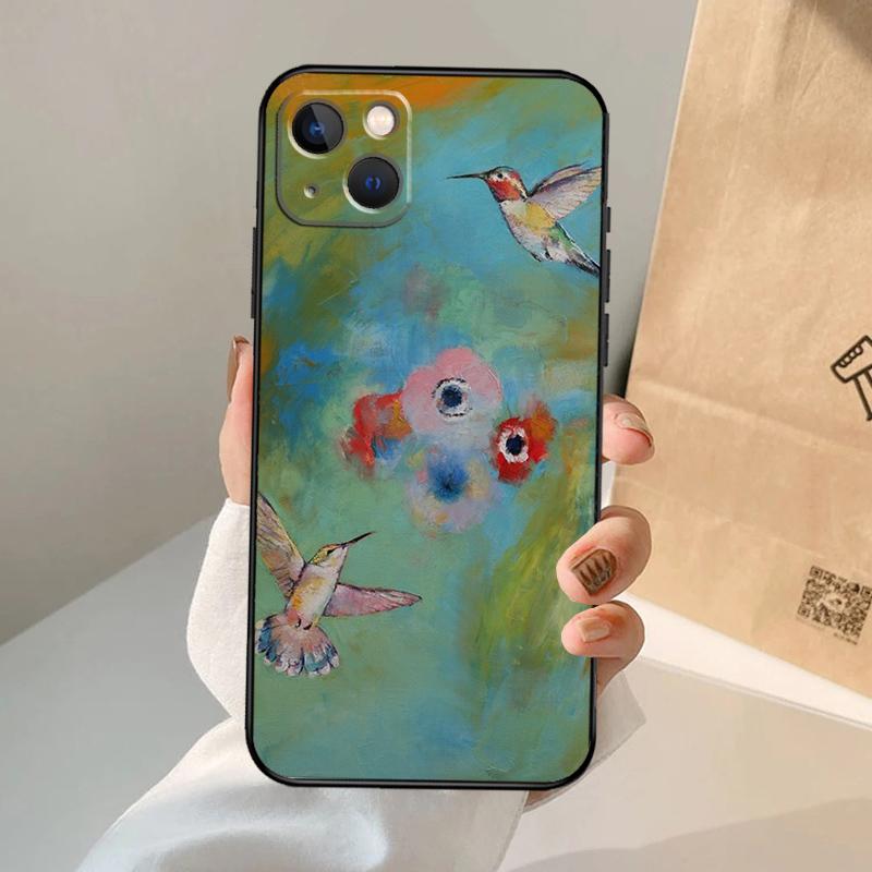 Hummingbird Phone Case For iPhone 17 Air 16 15 14 13 12 11 Pro Max 12 13 Mini 15 16 Plus 16e Cover Coque