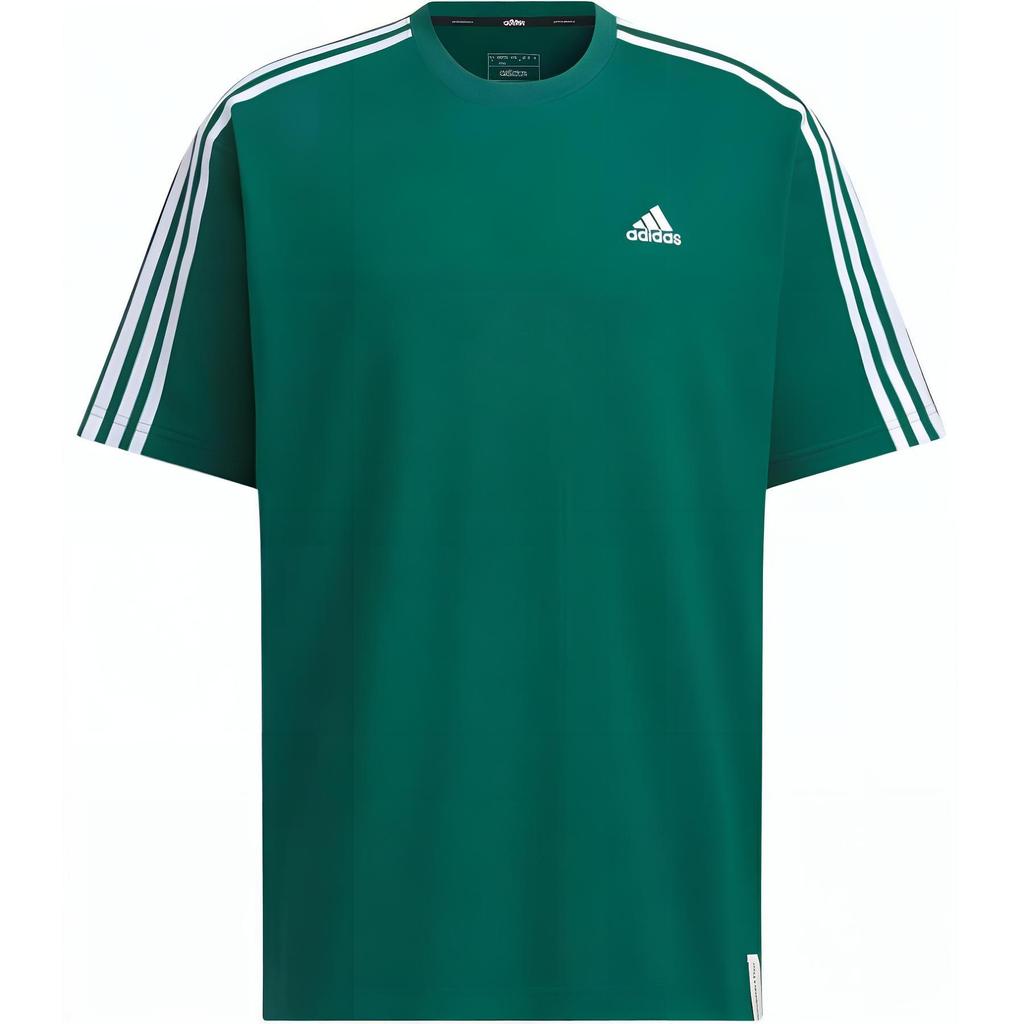 Adidas Essential T Shirt Men's Preppy Green JH1066