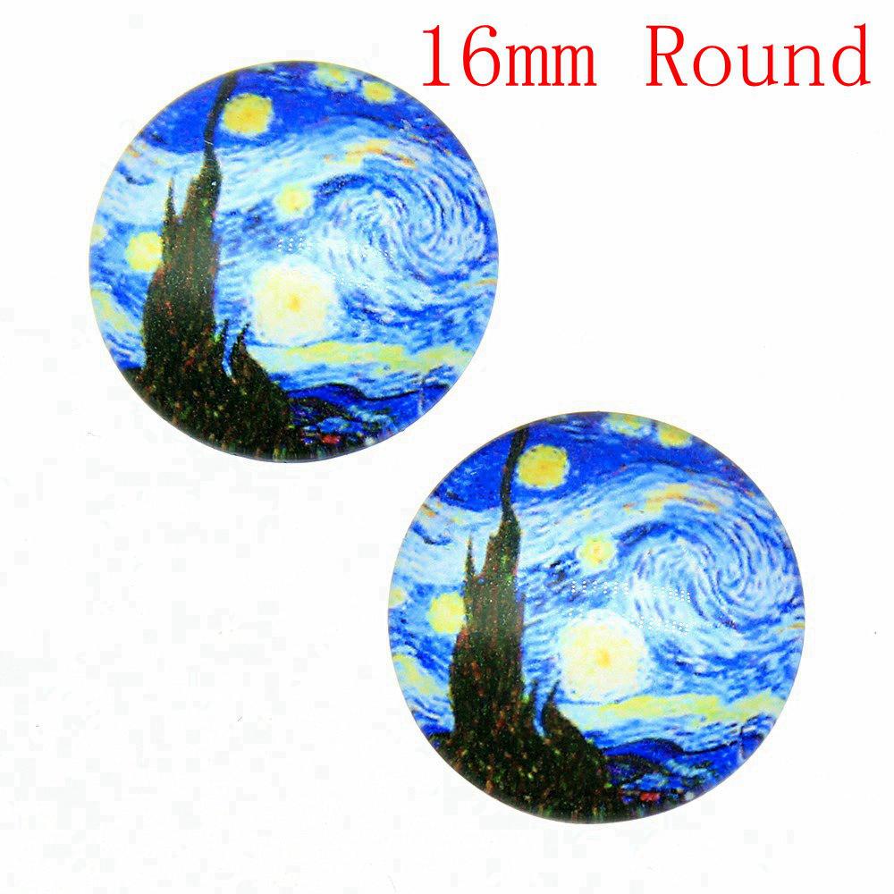 Flat Back Glass Cabochon Accessories Parts Male Jewelry Bulk Personalized Materials