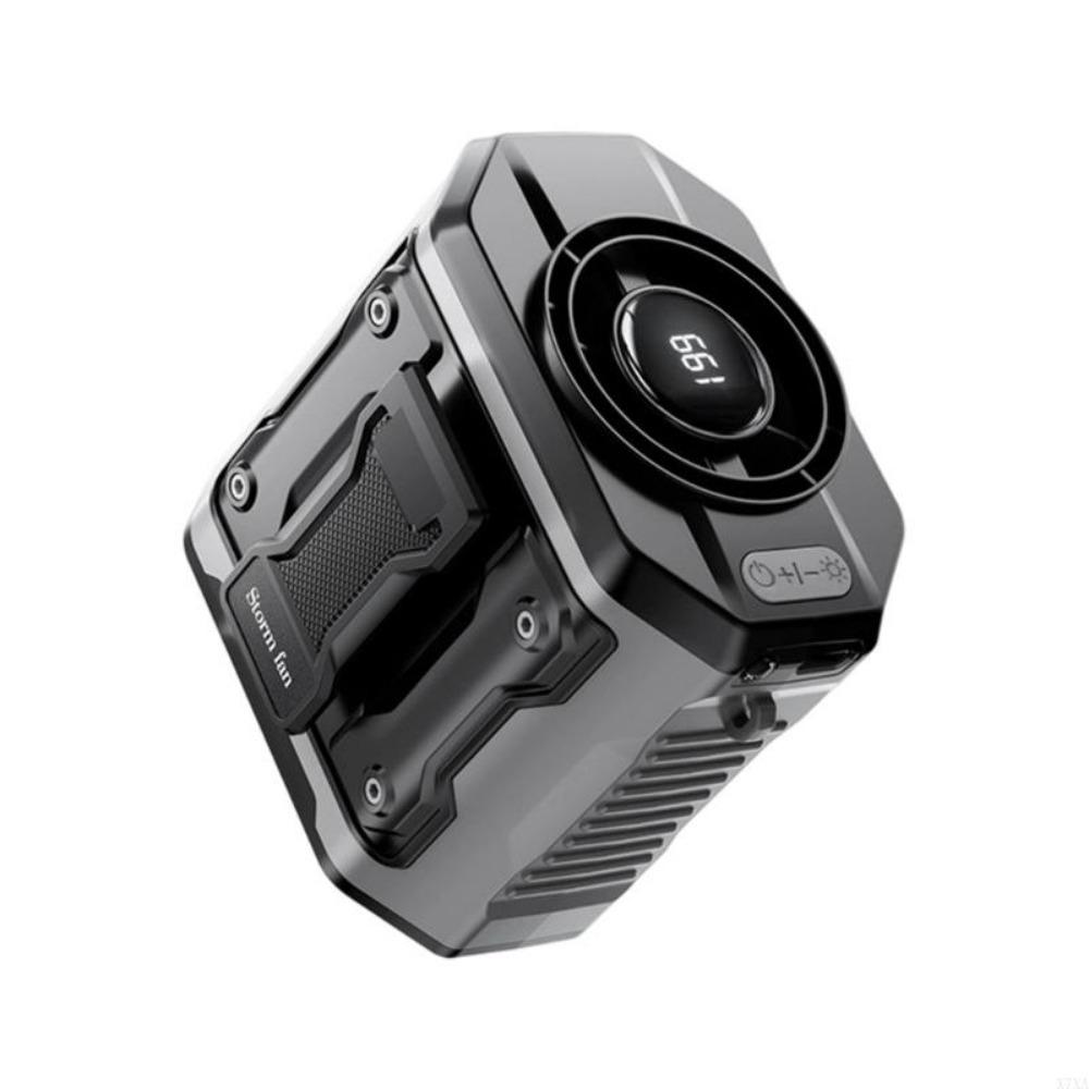 Wearable Hanging Neck Fan 199 Speed Mini Electric Fan Wearable Waist Clip Fan  Hiking