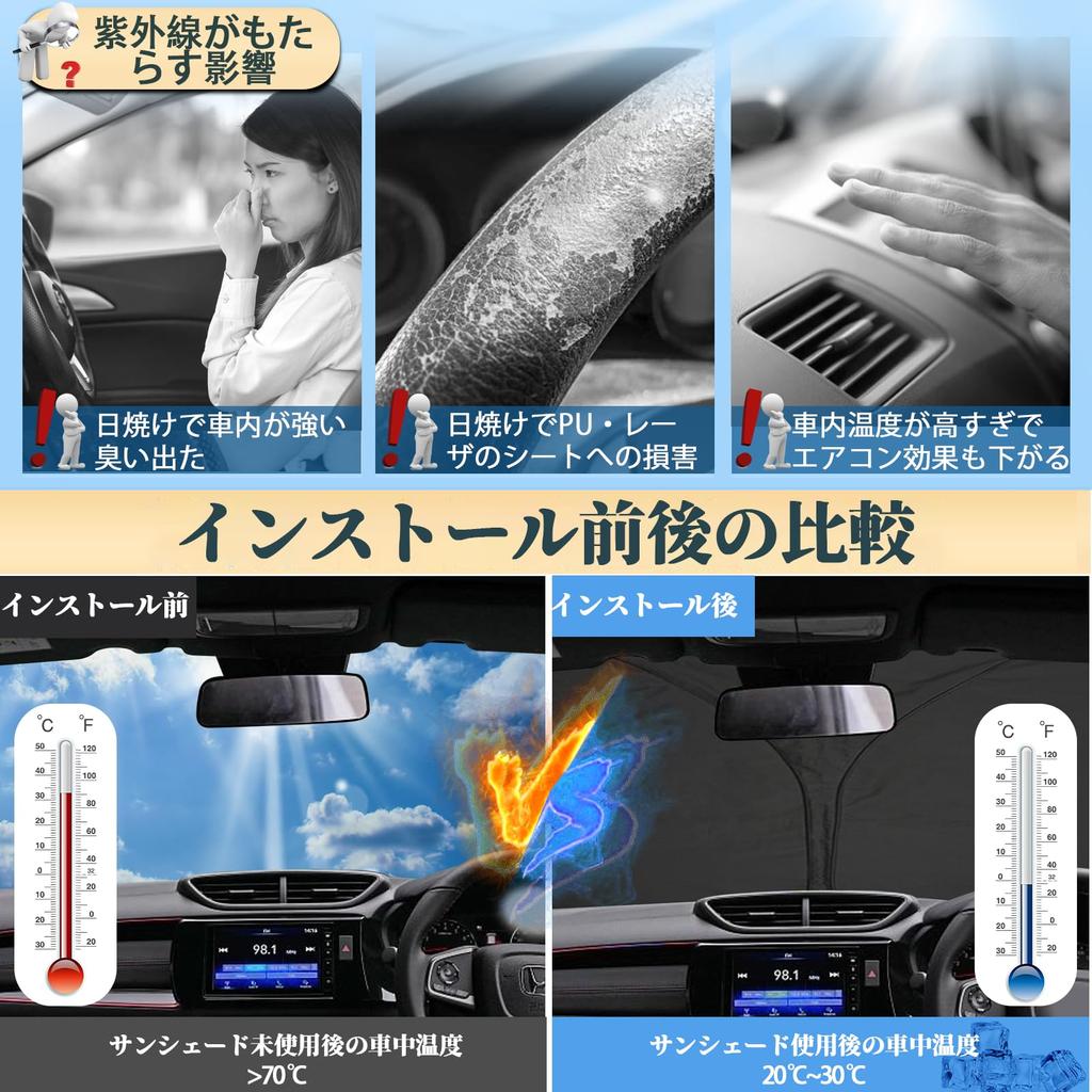 SHAOHAO Honda WR-V DG5 Type 2nd Generation UV Protection Sun Protection Thermal Insulated Car