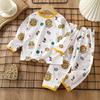 Baby Pajamas Sets Cotton Child Pajamas Toddler Long Sleeve Baby Nightwear Pyjamas Kids Cartoon Homewear Clothes