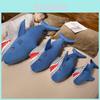 Cartoon Shark Plush Toy For Relaxing Bedside Comfort
