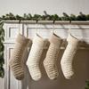 Fashion Knitting Christmas Stockings Home Decor Children's Gift Bag Xmas Gift Bag 18"/46CM Gift Holders Stocks Storage Bags