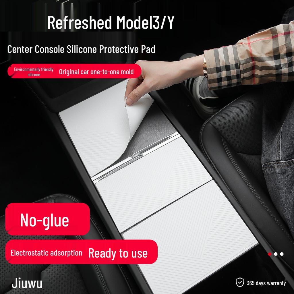 Tesla Model 3/Y Central Control Protective Silicone Pad & Interior Modification Accessory