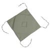 Galette de chaise - EDEN - 4 rabats - 40 x 40 cm - sauge - finitions avec biais