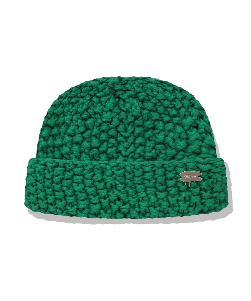 Palet Bold Knit Beanie Green