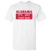 Alabama It's Not That Bad - State Pride T-Shirt - White
