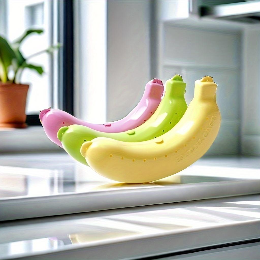 Non-food Contact Cute Banana-Shaped Lunch Box for Students & Office Workers - Dishwasher Safe, Durable Plastic, Perfect for Travel & Outdoor Meals