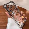 Coffee Afternoon Tea Pattern Phone Case For iPhone 17 Pro Air 16 15 14 13 12 11 Pro Max Plus Shockproof Soft Clear Plating Cover