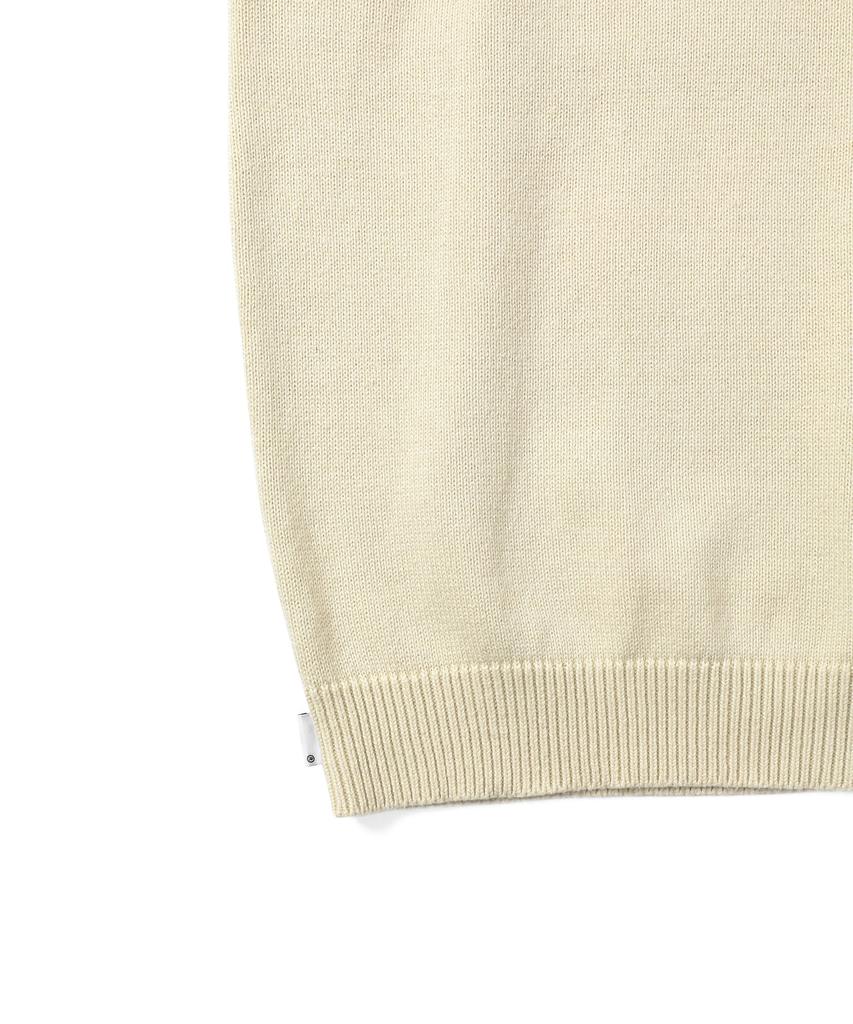 Thisisneverthat Script Logo Knit Vest Ivory