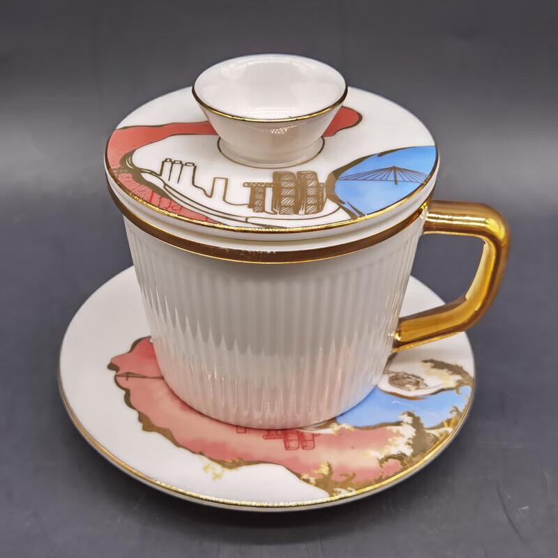 

Three Gorges Museum Two Rivers Confluence Tea Coffee Cup