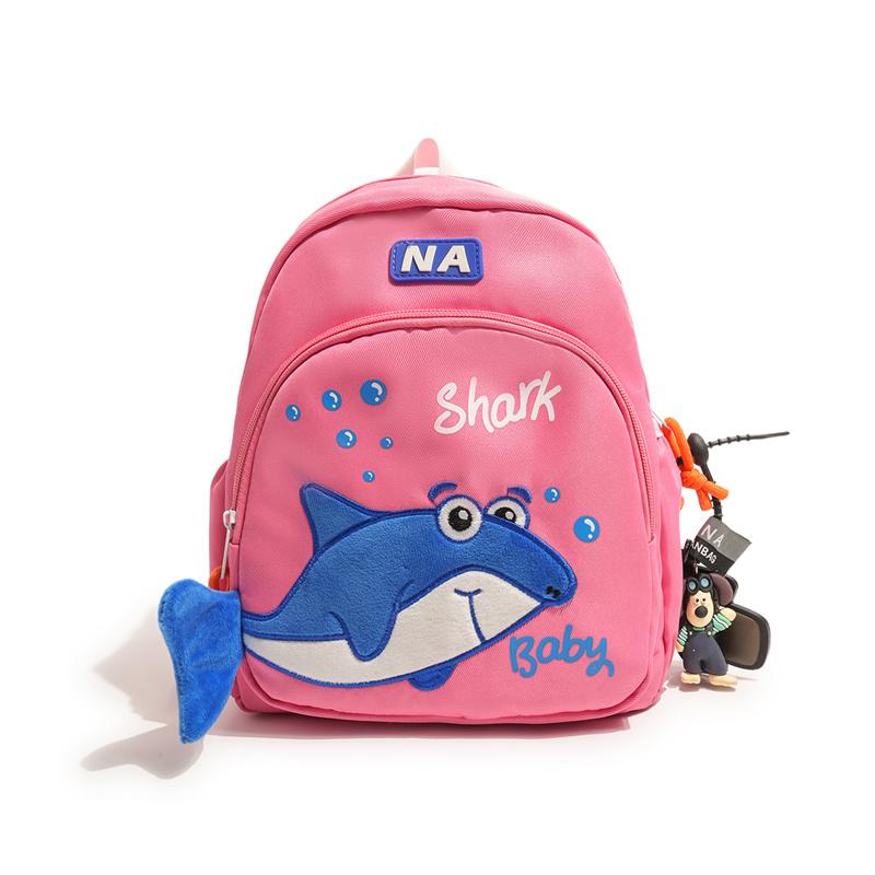 Children's Shark Backpack Lightweight Large Capacity Schoolbag