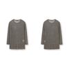 FURINA Linen Blend Golden Mesh KniT T shirT