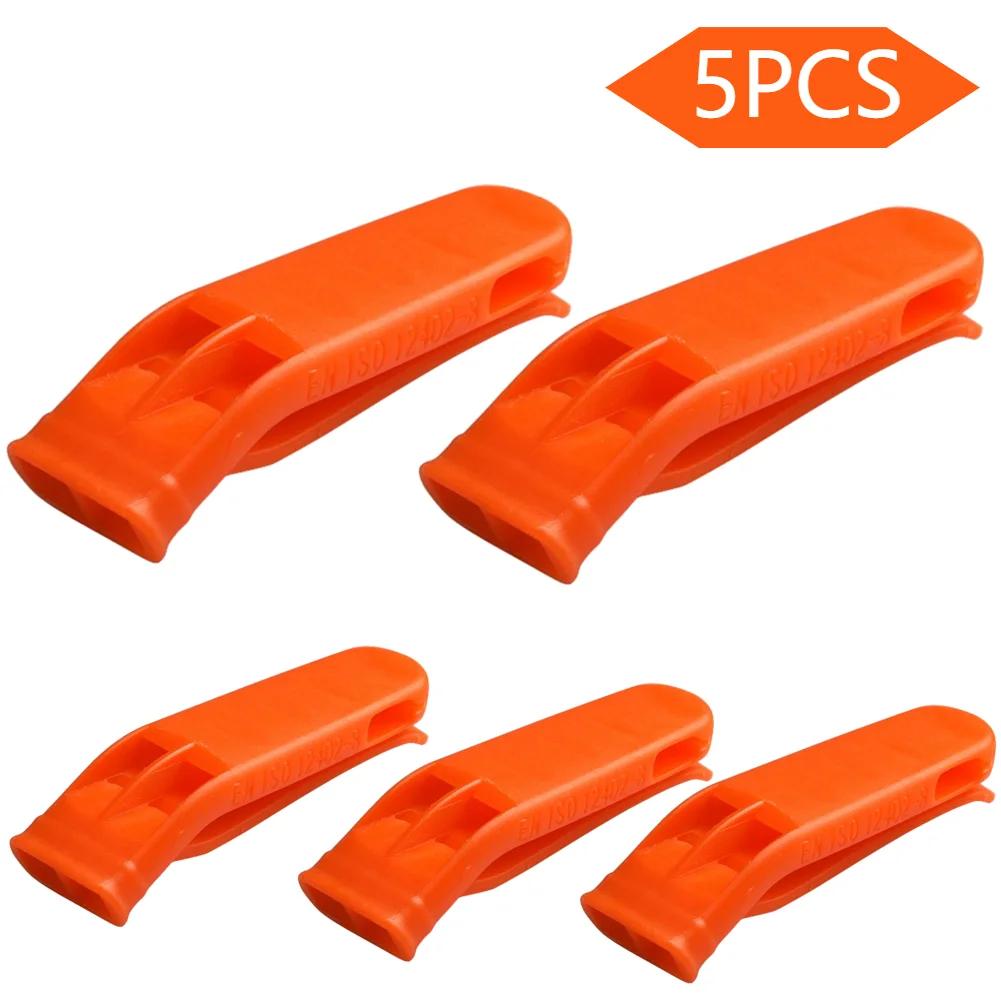 1/5/10/20/30/40pcs Survival Loud Whistle Multifunction Outdoor Emergency Whistle Double Pipe Rescue Whistle for Camping Hiking