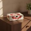 HingedLid Jewelry Slender OrganizerProfile Box with Rectangular Organizer Container for